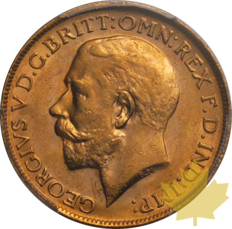 AUSTRALIA-1920 P-SOVEREIGN-GEORGE V 1910-1936-PCGS MS62 - 20250526145055_1920P-SOVEREIGN-a.jpeg