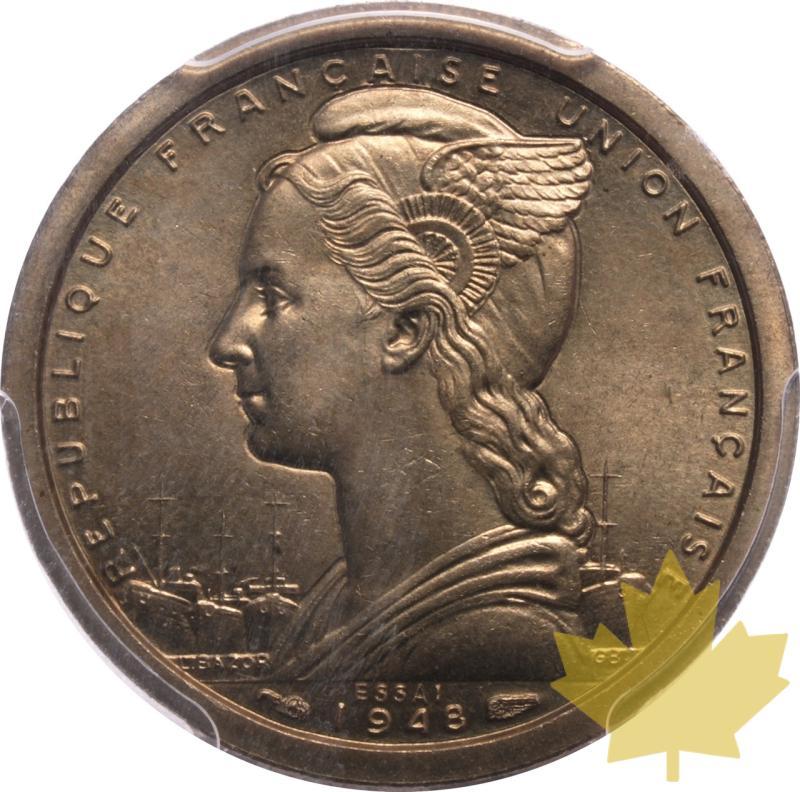 CAMERUN-1948-1 FRANC PROVA-PCGS SP65 - 20250526153637_CAMERUN-1948-1FRANC-a.jpeg