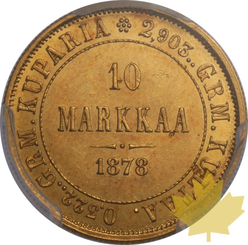 FINLANDIA-1878S-10 MARKKAA-PCGS MS62 - 20250527090410_FINLAND-1878S-10MARKKAA-r.jpeg