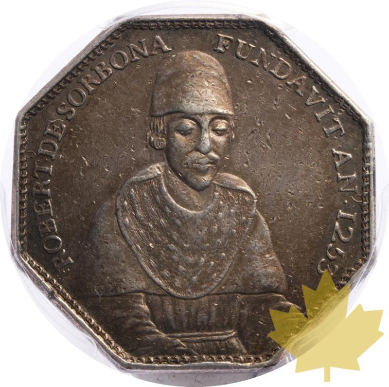 FRANCE-1642-Gettone - Robert de Sorbon -Sorbonne-PCGS XF45 - 20250527092504_FRANCE-1642-Token-a.jpeg