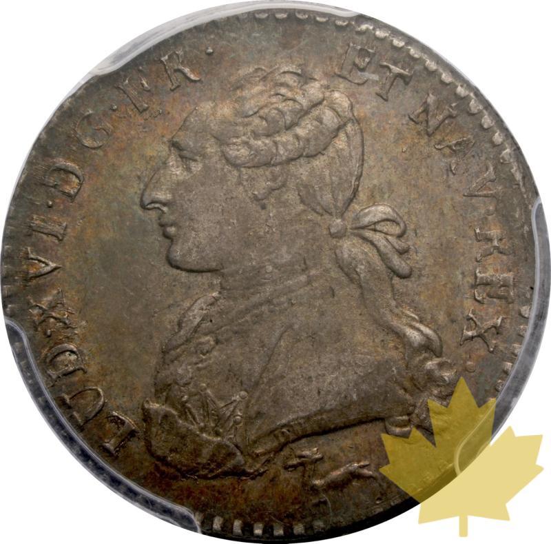 FRANCE-1787 R-1/10 ECU-ORLEANS-PCGS AU58 - 20250527115056_FRANCE-1787R-110ECU-a.jpeg