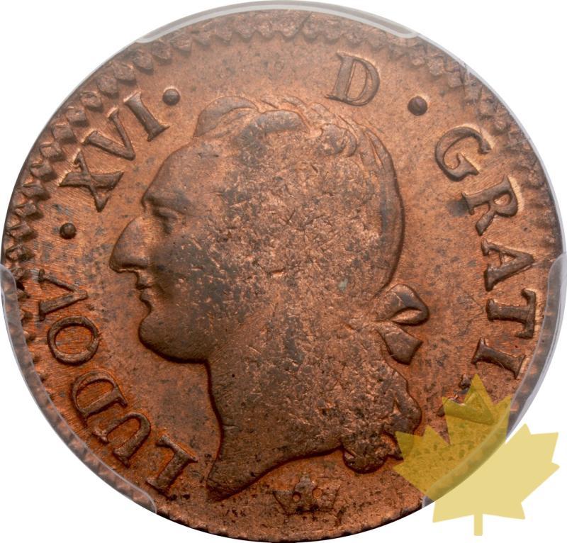 FRANCE-1789-M-1/2 SOL-LUIGI XVI-PCGS MS63RD - 20250527115229_FRANCE-1789-M-12SOL-LOUIS-a.jpeg