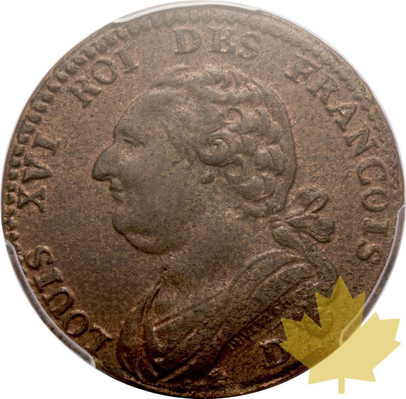 FRANCE-1792 D-12 DENIERS-LYON-CONSTITUTION 1791-1792-PCGS MS62BN - 20250527142609_FRANCE-1792D-12DENIERS-a.jpeg