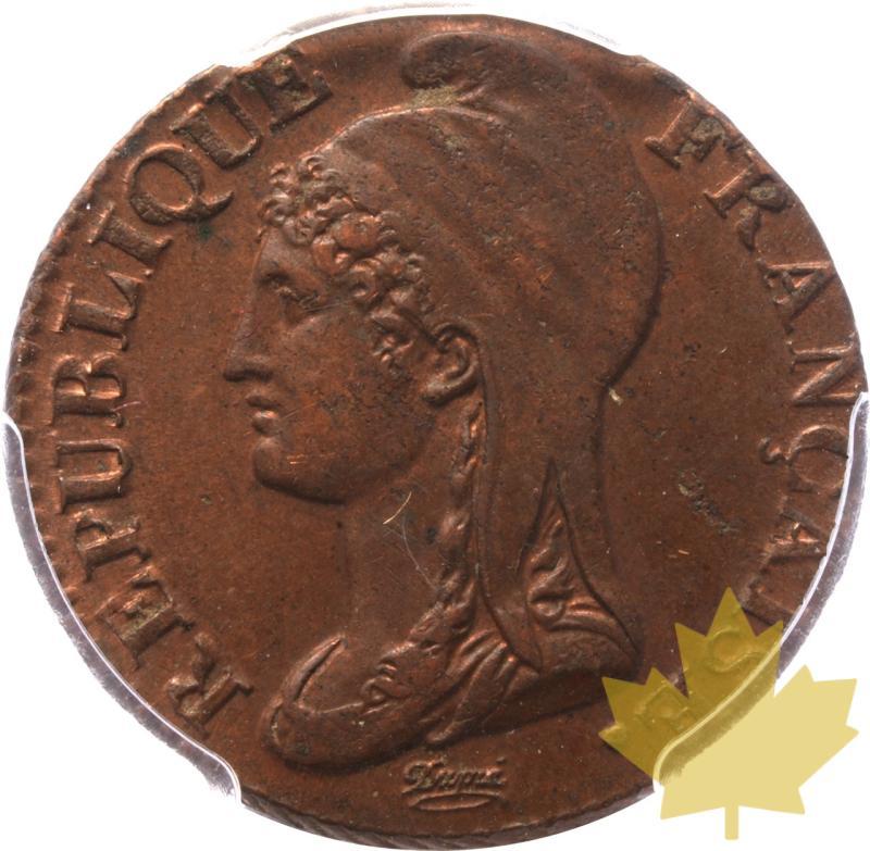 FRANCE-AN 4 PARIS-5 CENTIMES PETIT MODULE-PCGS AU55 - 20250527145212_FRANCE-PARIS-5CENTIMES-a.jpeg