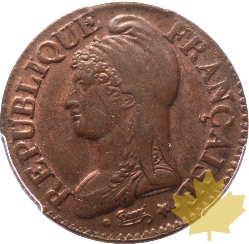 FRANCE-AN 8 W-5 CENTIMES DUPRE-DIRECTOIRE 1795-1799-PCGS MS63BN - 20250527150136_FRANCE-AN8W-5CENTIMES-a.jpeg