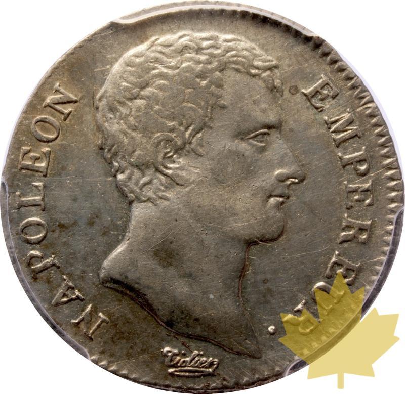 FRANCE-AN13I-1 FRANC-NAPOLEON EMPEREUR-PCGS XF40 - 20250527151516_FRANCE-AN13I-1FRANC-A.jpeg