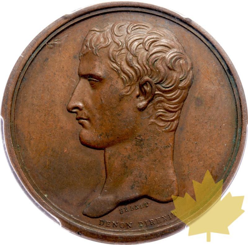 FRANCE-MEDAL-INVASION OF ENGLAND-NAPOLEON-PCGS SP62 - 20250527161457_FRANCE-MEDAL-INVASION-a.jpeg