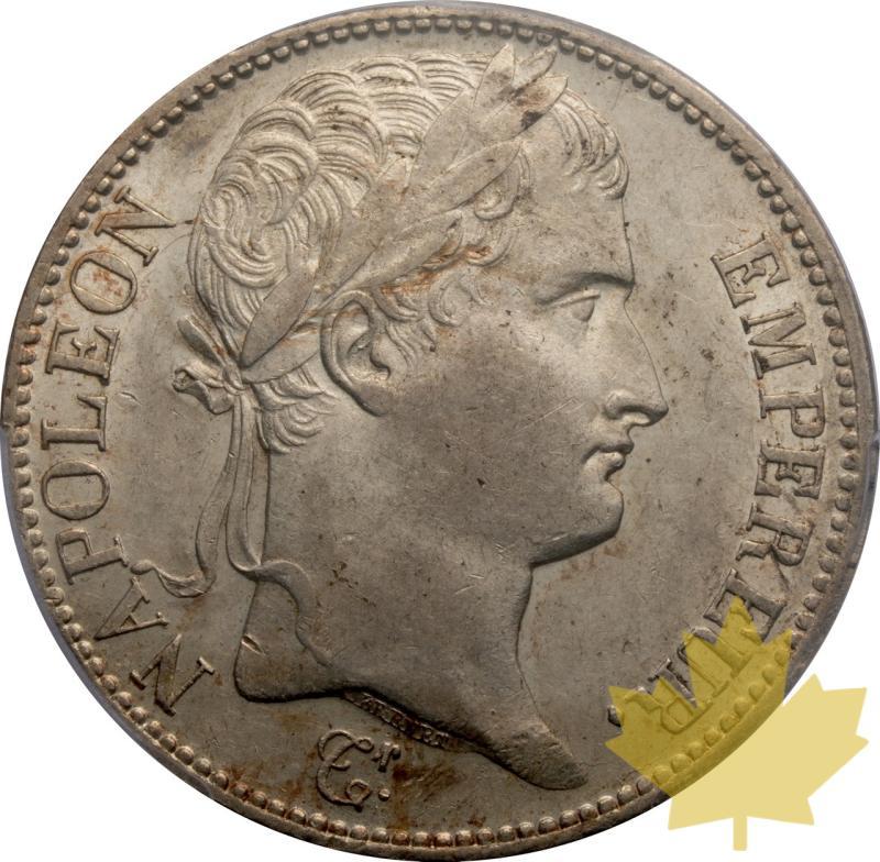 FRANCE-1809 A-5 FRANCS-NAPOLEON EMPEREUR-PCGS AU55 - 20250527162437_FRANCE-1809A-5FRANCS-a.jpeg