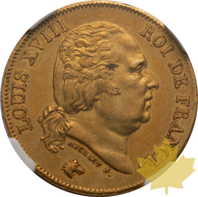 FRANCE-1816W-40 FRANCS-LUIGI XVIII-NGC AU 58 - 20250527165257_FRANCE-1816W-40FRANCS-a.jpeg