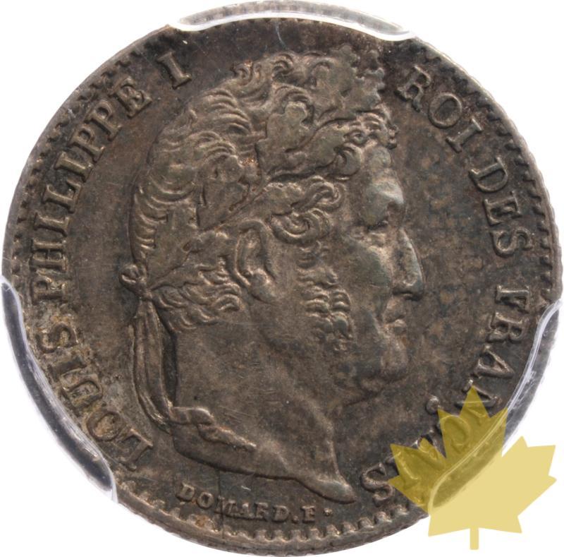 FRANCE-1834 A-1/4 FRANC-LOUIS PHILIPPE 1830-1848-PCGS MS62 - 20250528104753_FRANCE-1834A-14FRANC-a.jpeg