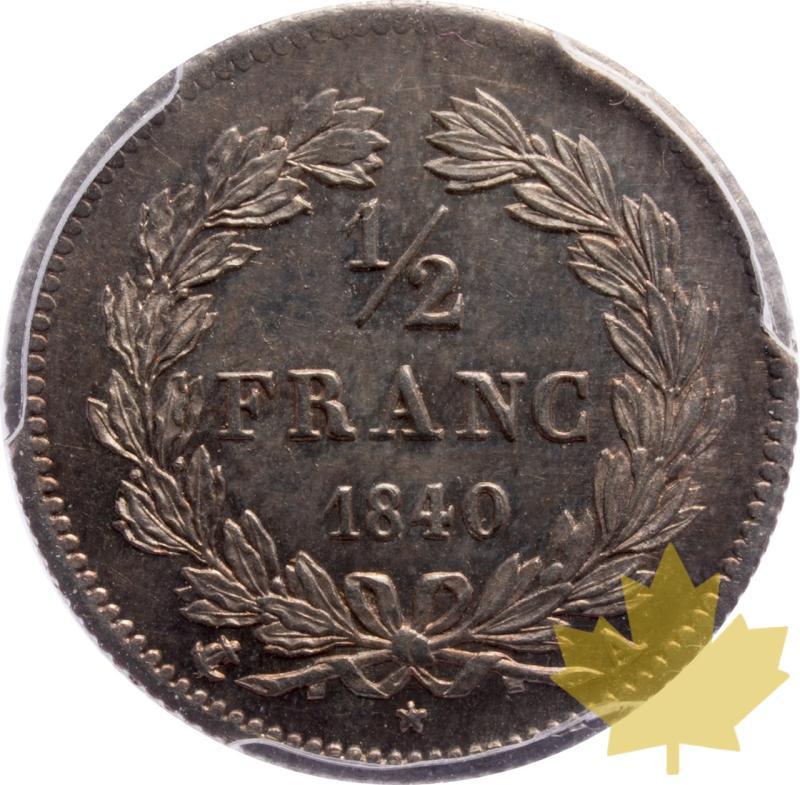 FRANCE-1840A-DEMI FRANC-LOUIS PHILIPPE-PCGS MS63 - 20250528105328_FRANCE-1840A-DEMIFRANC-r.jpeg