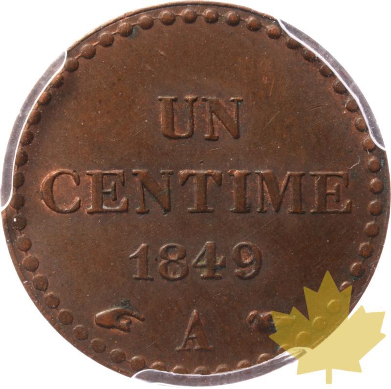 FRANCE-1849-UN CENTIME-DUPRE-PCGS MS63BN - 20250528113007_FRANCE-1849-UNCENTIME-r.jpeg