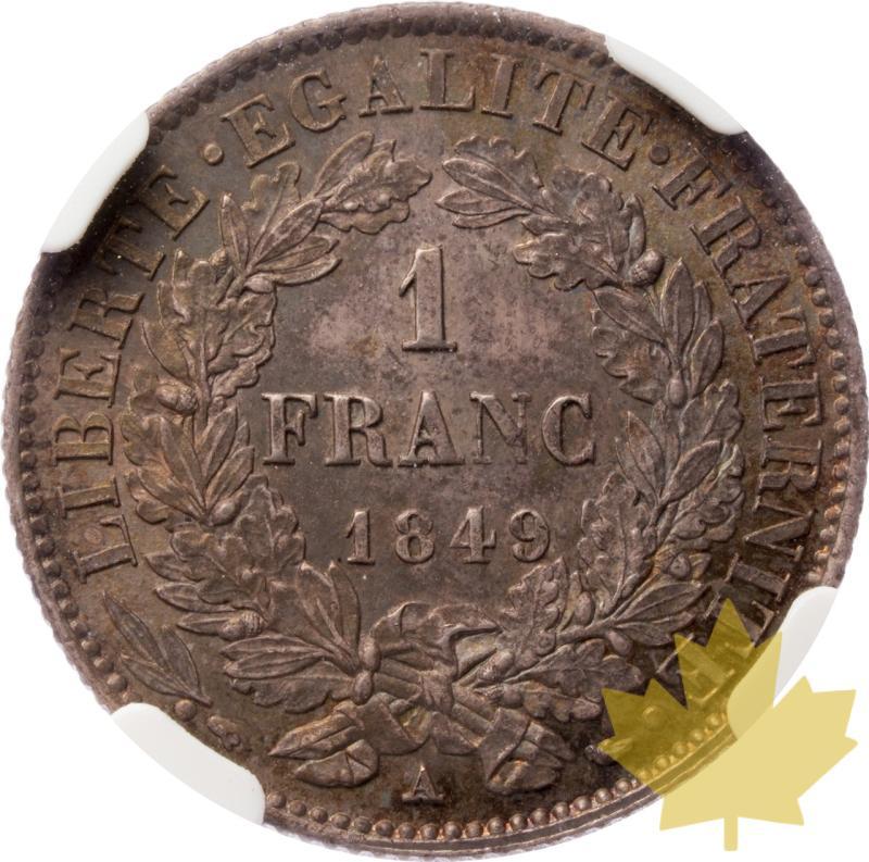 FRANCE-1849 PARIS-1 FRANC CERES-NGC MS64 - 20250528113119_1849PARIS-1FRANCCERES-r.jpeg