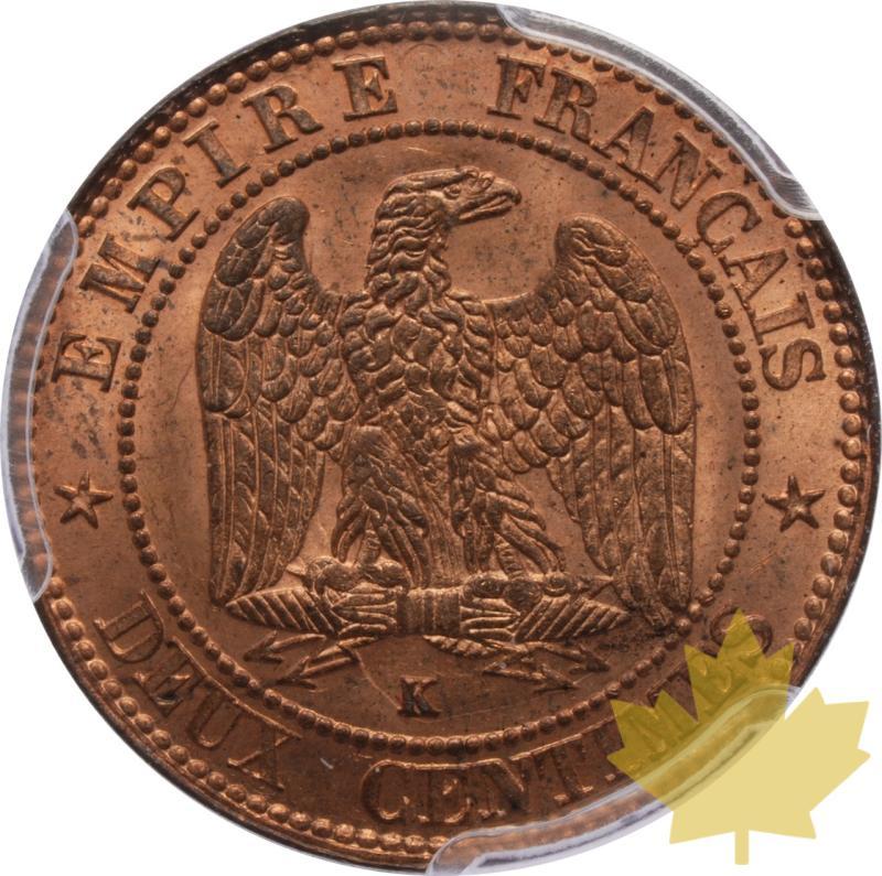 FRANCE-1856K-2 CENTIMES-Napoleon III-PCGS MS64RD - 20250602100548_FRANCE-1856K-2CENTIMES-r.jpeg