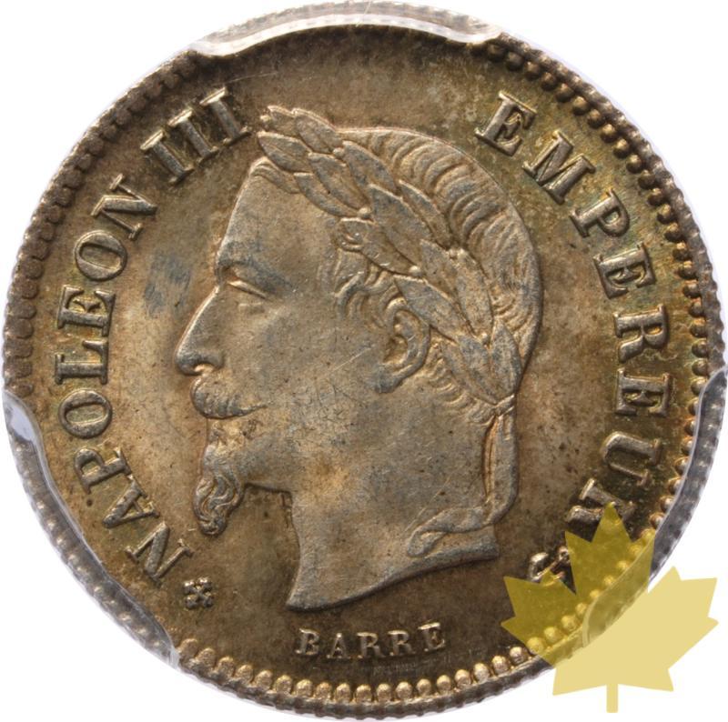 FRANCE-1867-BB-20 CENTIMES-NAPOLEON III-PCGS MS65 - 20250602125456_FRANCE-1867-BB-20CENTIMES-a.jpeg
