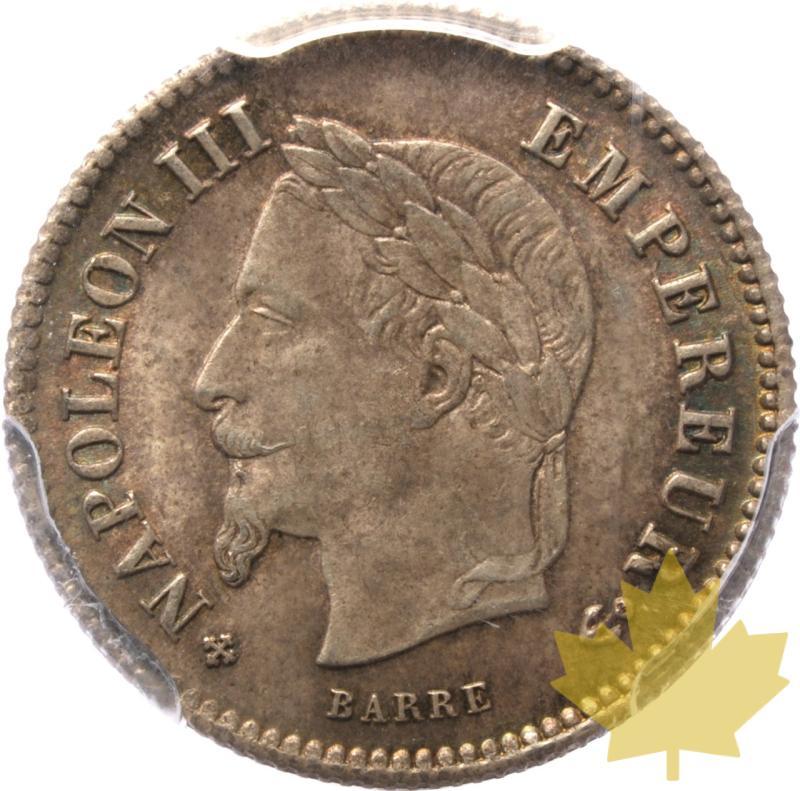FRANCE-1867BB-20 CENTIMES-Napoleon III-PCGS MS66 - 20250602130034_FRANCE-1867BB-20CENTIM-a.jpeg