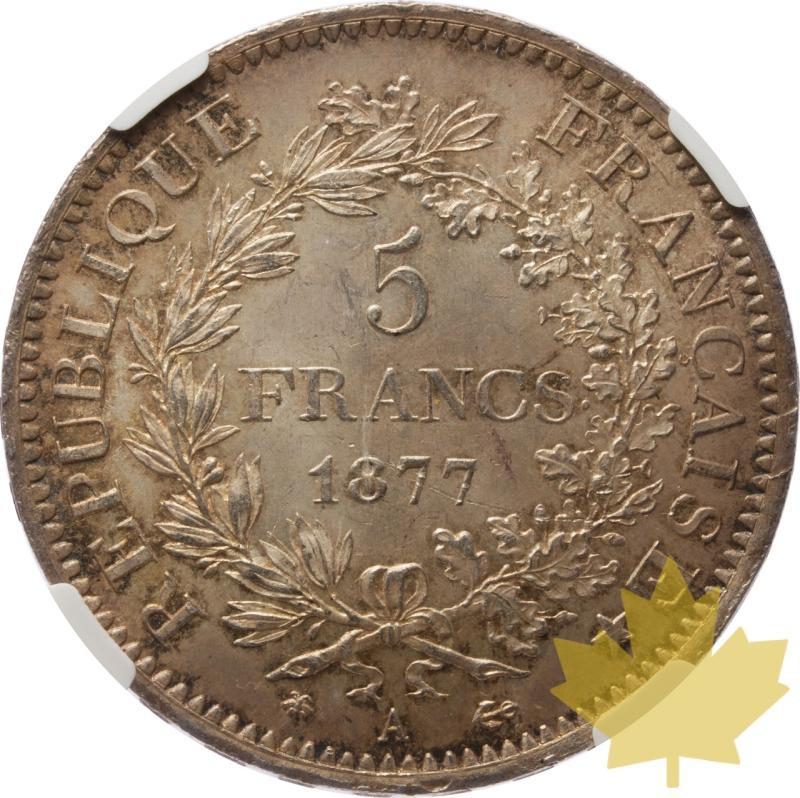 FRANCE-1877A-5 FRANCS-Hercule-NGC MS64+ - 20250602131506_FRANCE-1877A-5FRANCS-r.jpeg