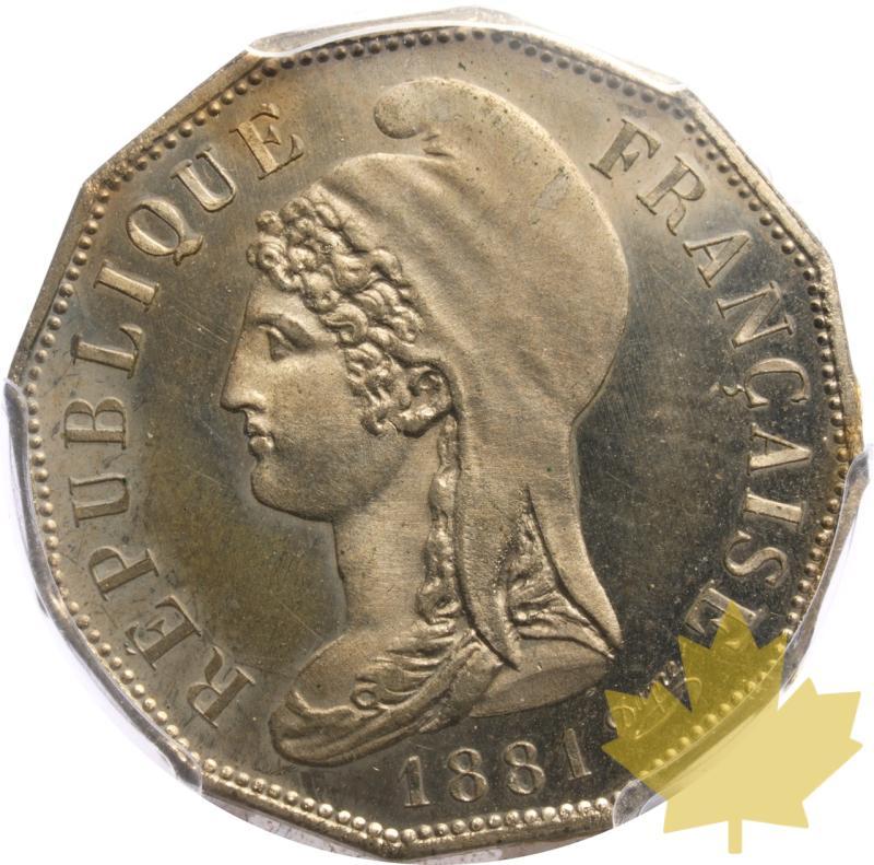 FRANCE-1881 A-ESSAI Prova di 20 centimes Dupré-PCGS SP64 - 20250602131741_FRANCE-1881A-ESSAIProva-a.jpeg