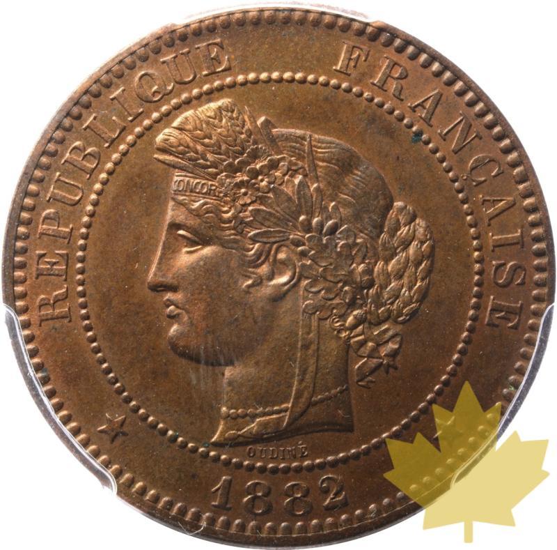 FRANCE-1882-A-10 CENTIMES-PCGS MS64BN - 20250602132545_FRANCE-1882-A-10CENTIMES-a.jpeg