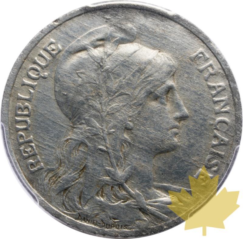 FRANCE-1908-10 centimes Daniel-Dupuis ESSAI-PCGS SP62 - 20250602133920_FRANCE-1908-10centimes-A.jpeg