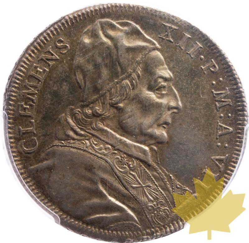 VATICAN-1736-1/2 PIASTRA-Clemente XII -PCGS AU58 - 20250602145828_VATICAN-1736-12PIASTRA-a.jpeg