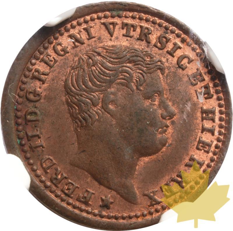 ITALIA-1835-1/2 TORNESE-Ferdinando II-NGC MS62 RB - 20250602151006_ITALIA-1835-12TORNESE-A.jpeg