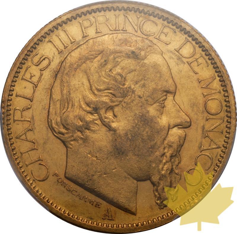 MONACO-1882-100 FRANCS CHARLES III-PCGS AU58 - 20250603134714_MONACO-1882-100FRANCS-a.jpeg