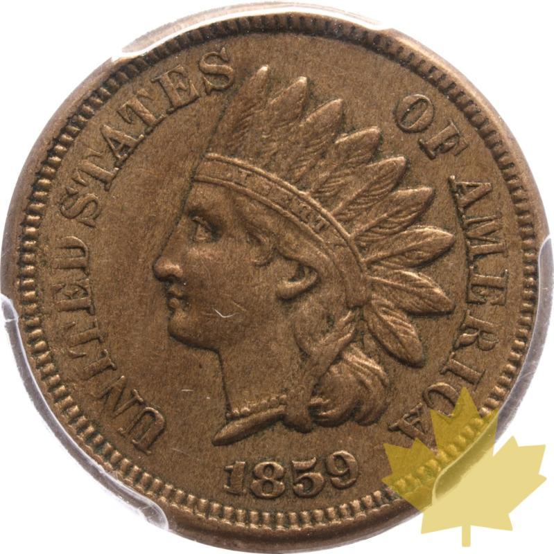 STATI UNITI-1859-1 CENT-Indian Head-PCGS AU55 - 20250604090915_STATIUNITI-1859-1CENT-a.jpeg