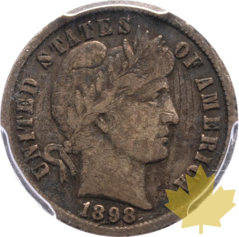 STATI UNITI-1898-10 CENTS-PCGS VF25 - 20250604091356_STATIUNITI-1898-10CENTS-a.jpeg