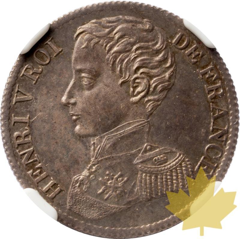 FRANCE-1831-Prova d'argento da 1 franco-HENRY V-NGC MS63-FDC - 20250605111400_-FRANCE-1831-ProvadargentoA.jpeg