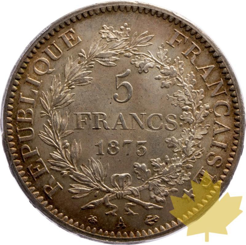 FRANCE-1873A-5 FRANCS-Terza Repubblica 1870-1940-PCGS MS64 - 20250605131554_FRANCE-1873A-5FRANCS-r.jpeg