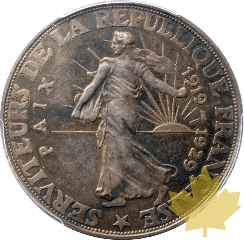 FRANCE-1929-Essai au module de 20 francs-PCGS SP50 - 20250605132522_FRANCE-1929-Essaiaumodule-r.jpeg