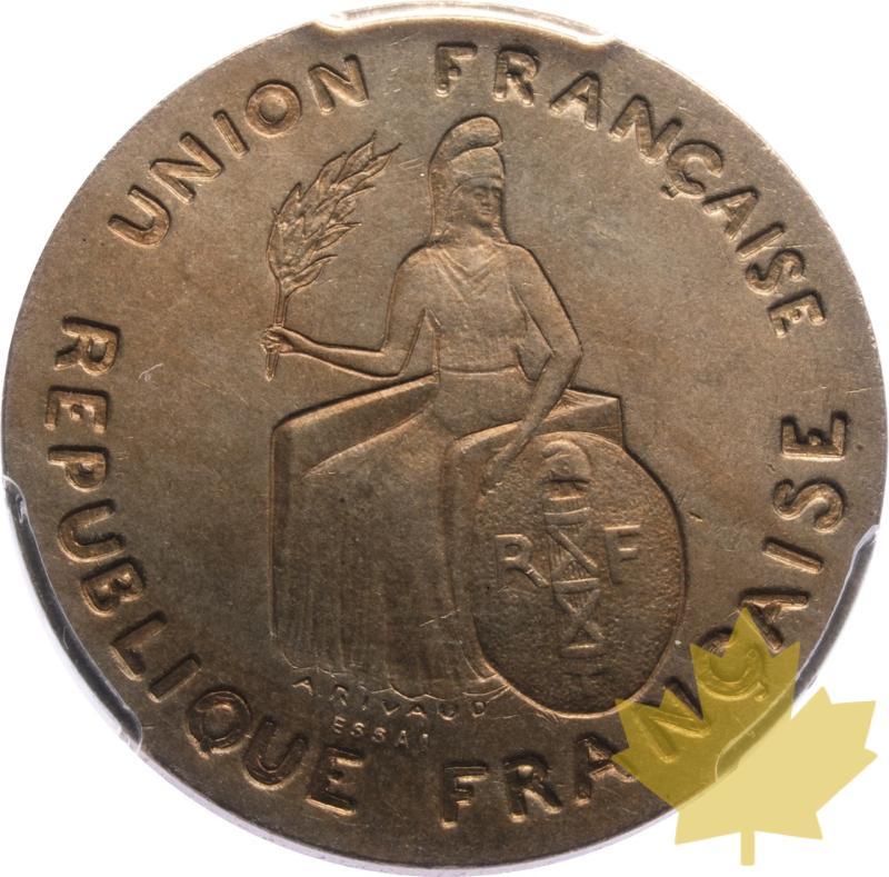 OCEANIE-1948-2 FRANCS ESSAI-PCGS SP65  - 20250605133332_OCEANIE-1948-2FRANCS-a.jpeg