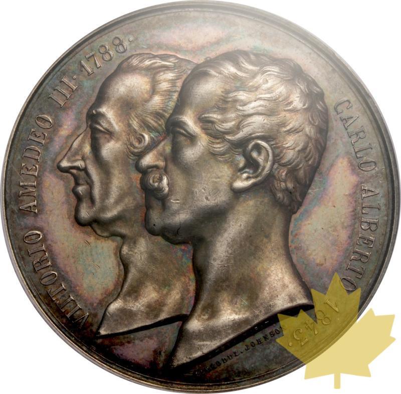 ITALIE-1843-MÉDAILLE D'ARGENT-PCGS SP58-Refrappe - 20250605134606_ITALIA-1843-MEDAGLIADARG-a.jpeg