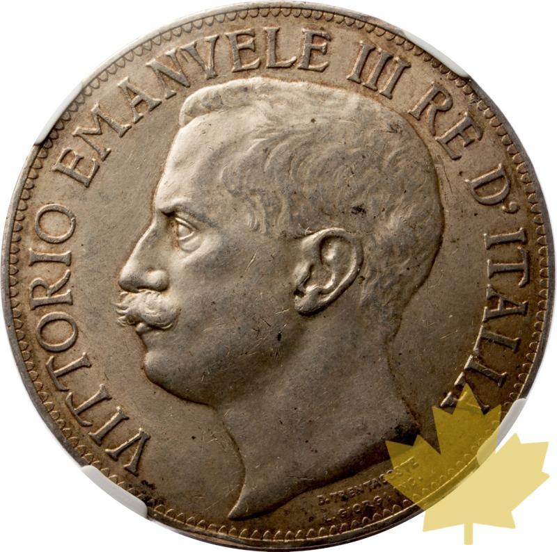 ITALIA-1911-5 Lire-Vittorio Emanuele III-NGC MS60 - 20250605140605_ITALIA-1911-5Lire-Vittorio-a.jpeg