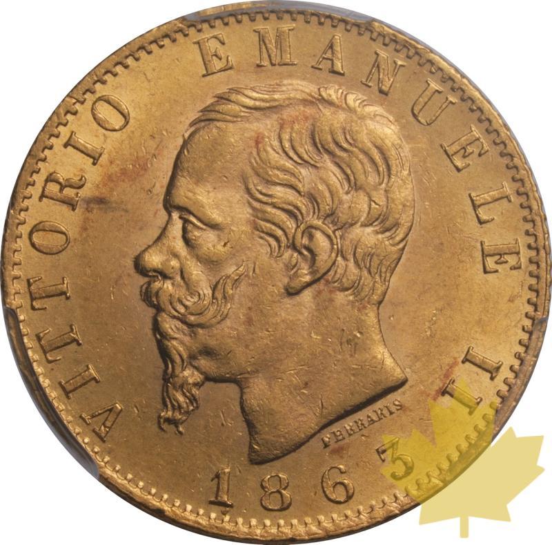 ITALIA-1863-T BN-20 LIRE-VICTOR EMMANUEL II-PCGS MS63 - 20250605160049_ITALIA-1863-TBN-20LIRE-A.jpeg