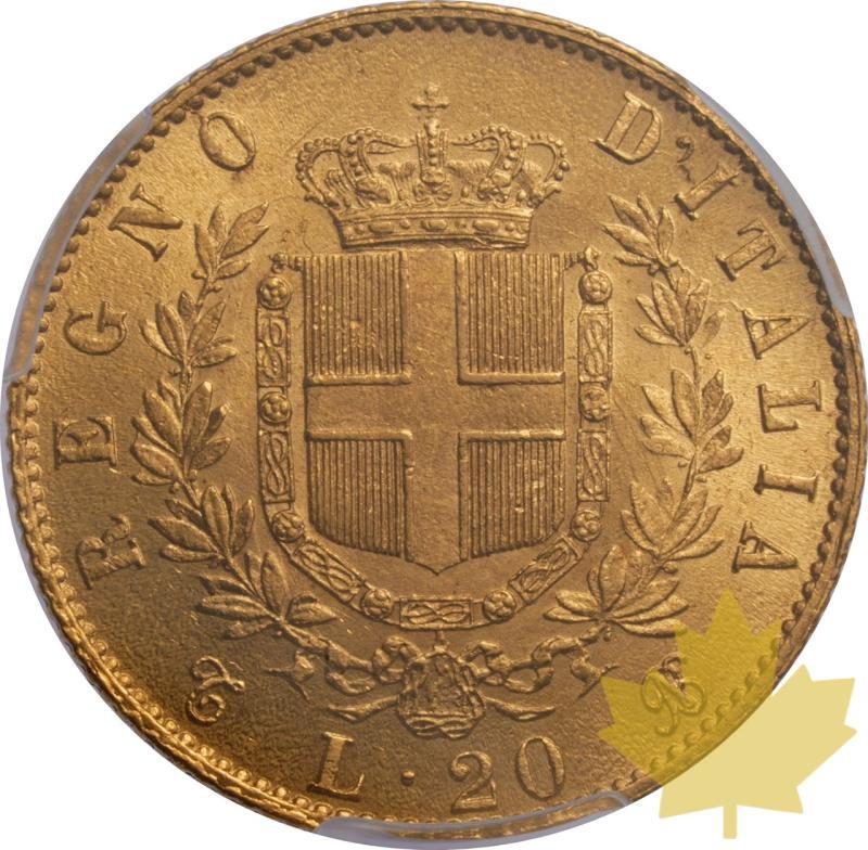 ITALIA-1865-T-BN-20 LIRE-VITTORIO EMANUELE II-PCGS MS63 - 20250605160745_ITALY-1865-T-BN-20LIRE--r.jpeg