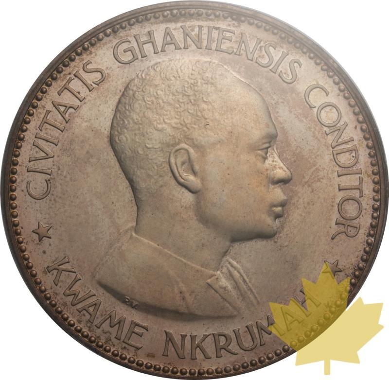 GHANA-1958-10 SCHILLINGS-ELIZABETH II-PCGS PR63 - 20250605171635_GHANA-1958-10SCHILLINGS-a.jpeg