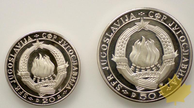 YOUGOSLAVIE-1968-20 ET 50 DINARA-PROOF - 3-01-2013-08.JPG