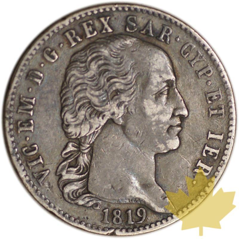 ITALIE-1819-5 Lire-Vittorio Emanuele I-TORINO-TTB - 5L1819-TTB-550A.jpg