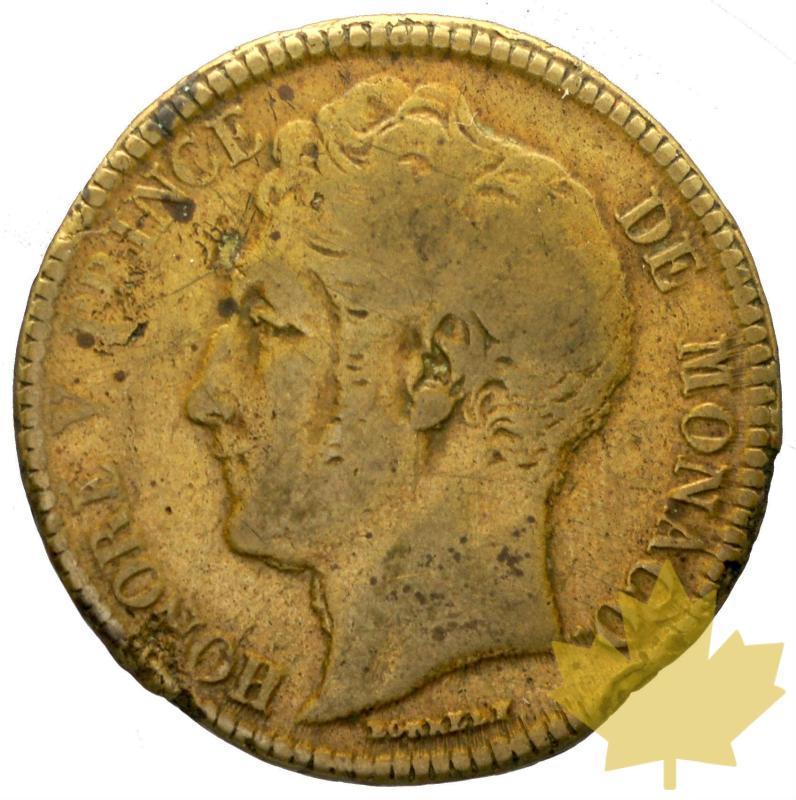 MONACO-1837-5 CENTIMES -HONORE V-B - 8-11-2013-27.JPG