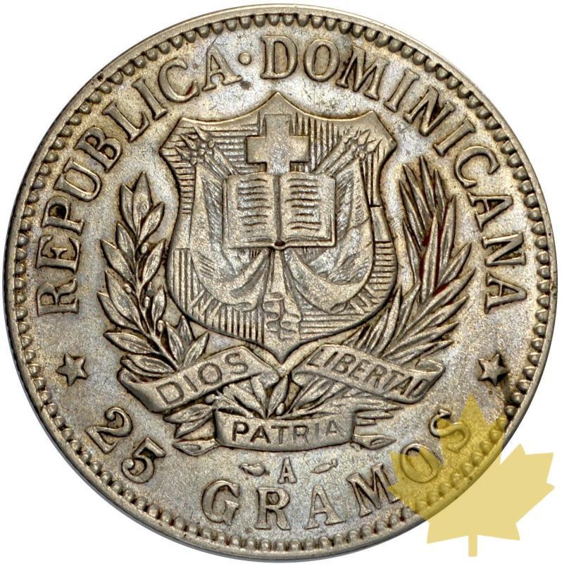 REPUBLIQUE DOMINICAINE-1897-1 PESO-TTB - DOM-1B.JPG