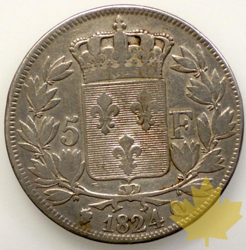 FRANCE-1824Q-5 FRANCS-TB - DSC09586.JPG