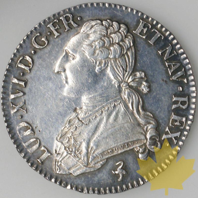FRANCE-1791A-1/2 Ecu-Louis XVI - L15-ECU1791AG355SUP690A.jpg