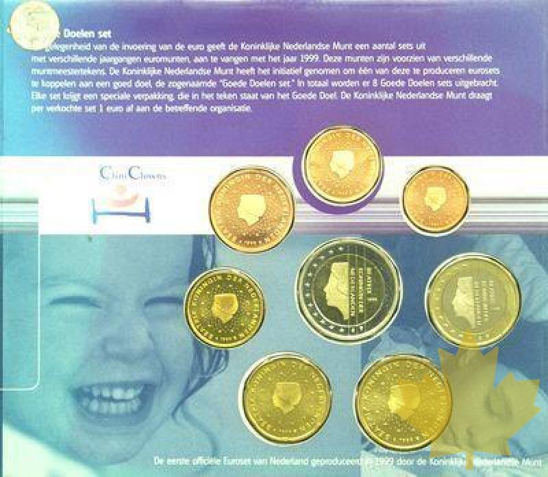 PAYS BAS - 1999 - Série BU Clini clowns - 1254215393(1).jpg