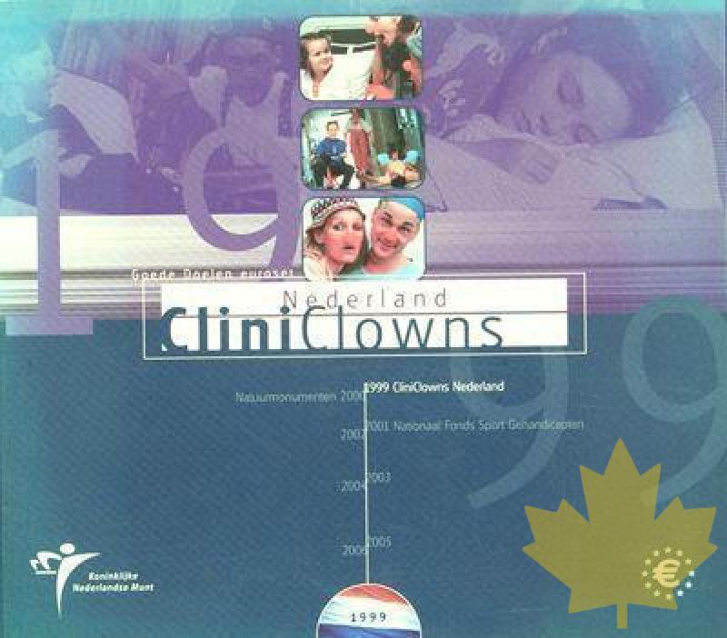 PAYS BAS - 1999 - Série BU Clini clowns - 1254215393.jpg