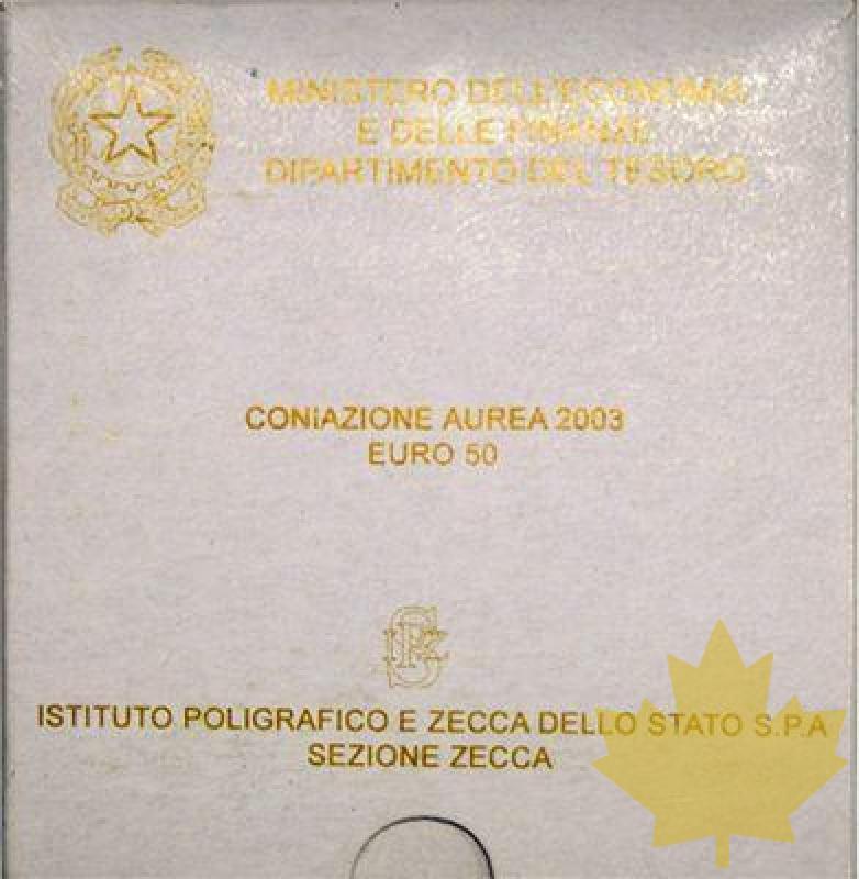 ITALIE-2003-50 euro-Or-L'Europa delle Arti - 1255103023.jpg