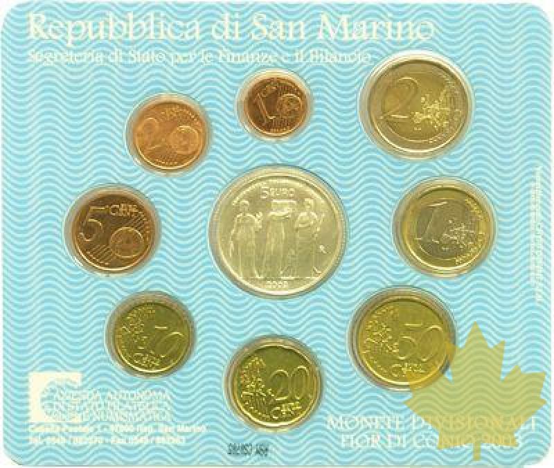 SAINT MARIN - 2003 - Série BU et 5 Euro d'Argent - 1255613384(2).jpg