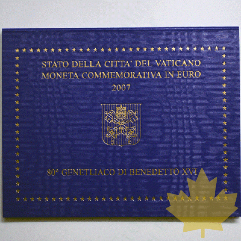 VATICAN - 2007 - 2 Euro -  80° GENETLIACO DI BENEDETTO XVI - 1266227694.gif