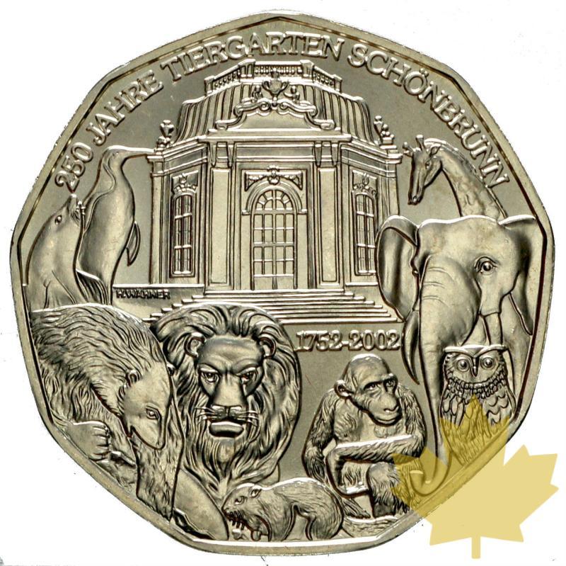 AUTRICHE-2002-5 EURO ARGENT-ZOO-FDC - 20160419132625_AUTRICHE-2002-5EURO.JPG